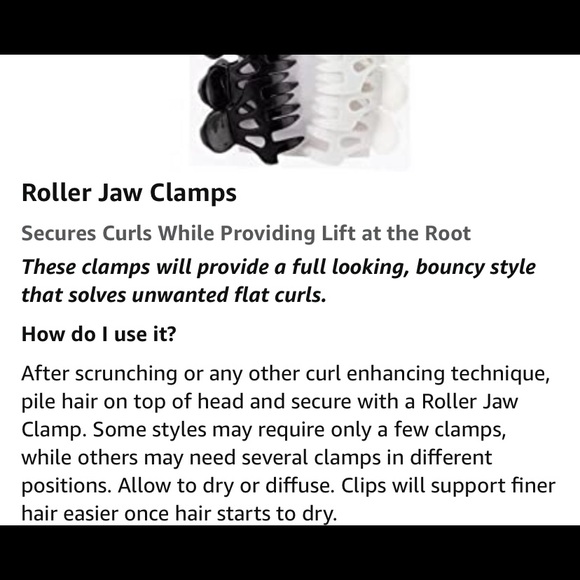 6 Curl Keeper Roller Jaw Clamps - Picture 6 of 7